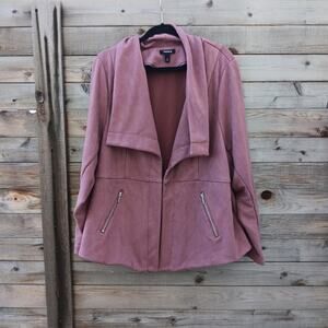 torrid Suede Peplum Jacket Size 4X